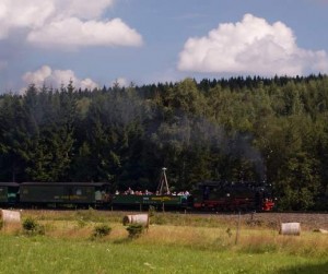 mašinka na trati Oberwiesenthal - Cranzhal
